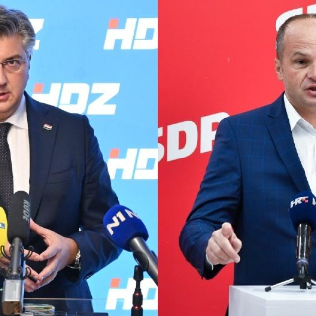 Andrej Plenković i Siniša Hajdaš Dončić