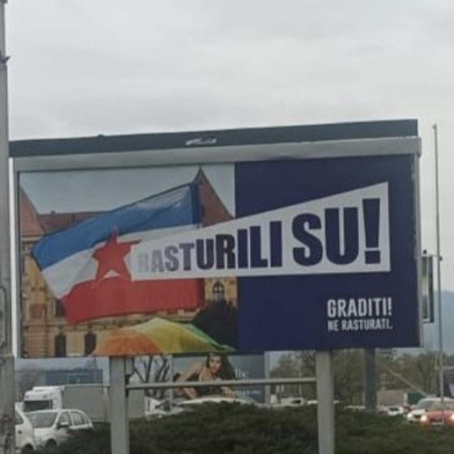 Plakat u Zagrebu