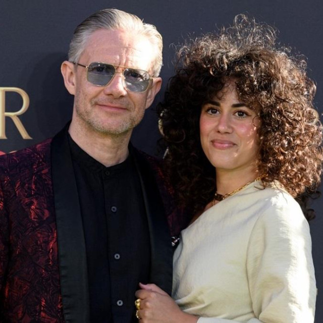 Martin Freeman i Rachel Benaissa
