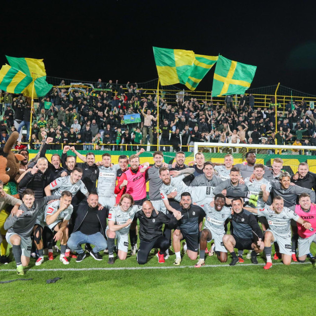 Slavlje Istrinih igrača i navijača