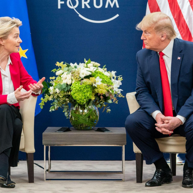 Ursula von der Leyen i Donald Trump