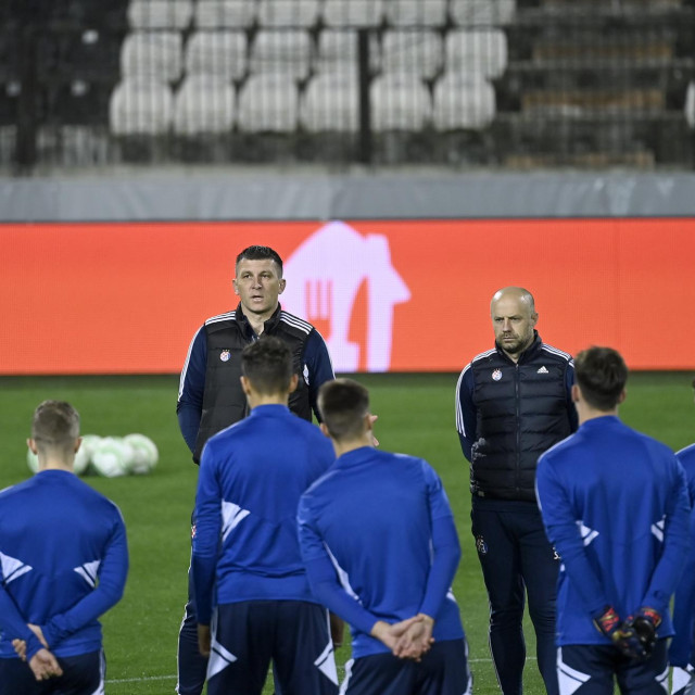 Dinamo - PAOK: Anđelo Roguljić, Sergej Jakirović i Sandro Perković