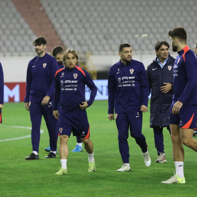 Trening hrvatske nogometne reprezentacije