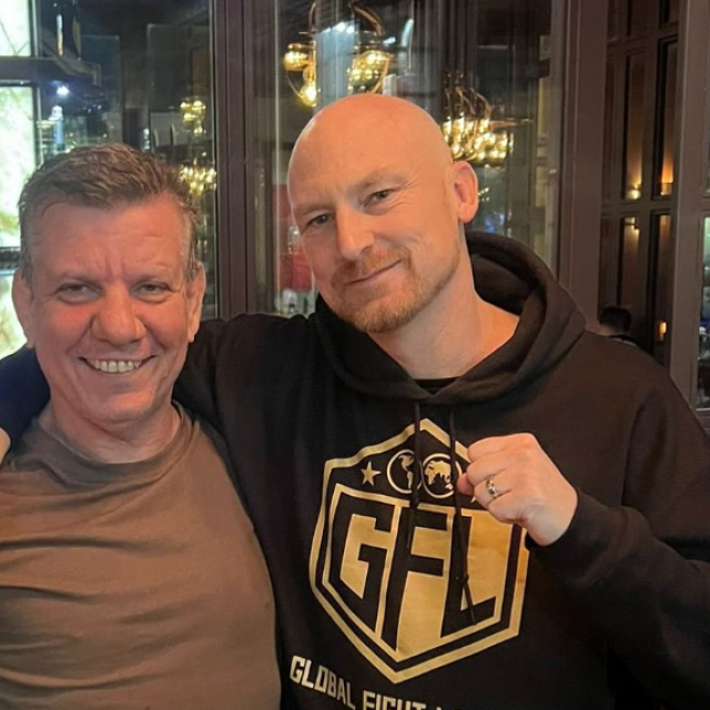 Andre Pederneiras (poznati trener) i Darren Owen (čelni čovjek GFL-a)