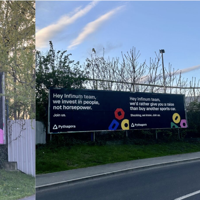 Plakati upućeni radnicima Infinuma i Microblinka