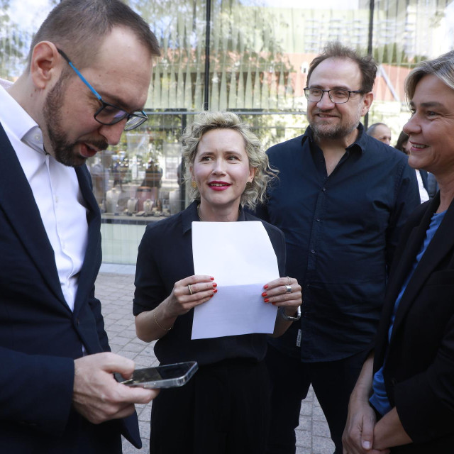 Tomislav Tomašević, Ivana Kekin, Sandra Benčić