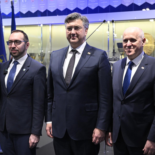 Velimir Zajec, Tomislav Tomašević, Andrej Plenković, Branko Bačić, Marijan Kustić