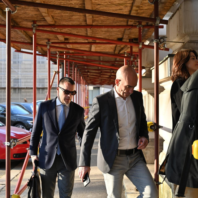 Odvjetnici osumnjičenih Fran Olujić i Ljubo Pavasović Visković