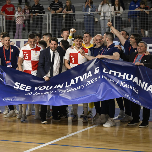 Slavlje hrvatske futsal reprezentacije