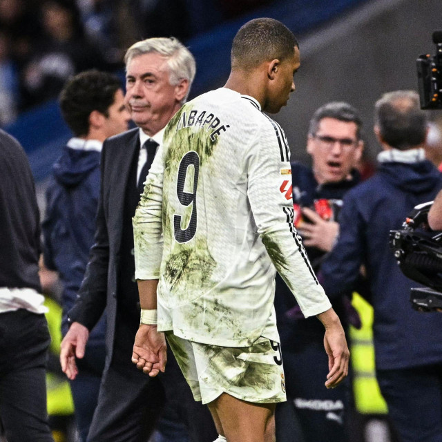Carlo Ancelotti i Kylian Mbappe