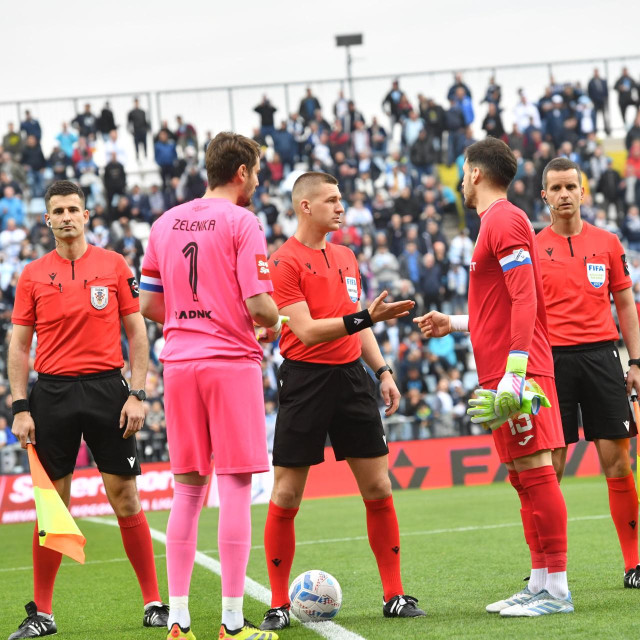 Mateo Erceg, glavni sudac dvoboja Rijeka - Varaždin