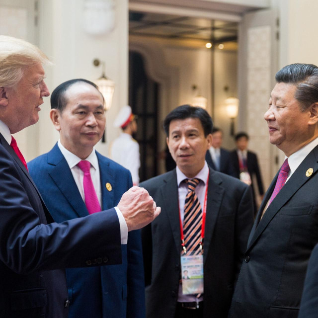 Xi Jinping i Donald Trump 