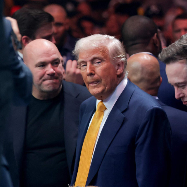 Dana White, Donald Trump i Elon Musk