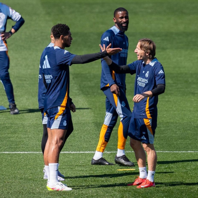 Arhivska fotografija: Kadar s treninga Real Madrida