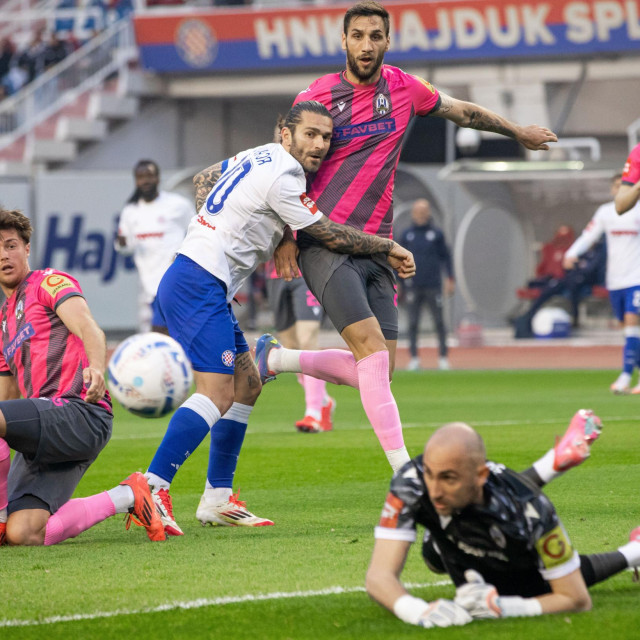 Hajduk - Lokomotiva: Marko Livaja i Zvonimir Šubarić