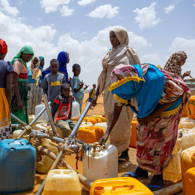 Žene u izbjegličkom kampu u Sudanu