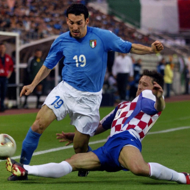 Arhivska fotografija: Gianluca Zambrotta protiv Hrvatske (2002. godina)