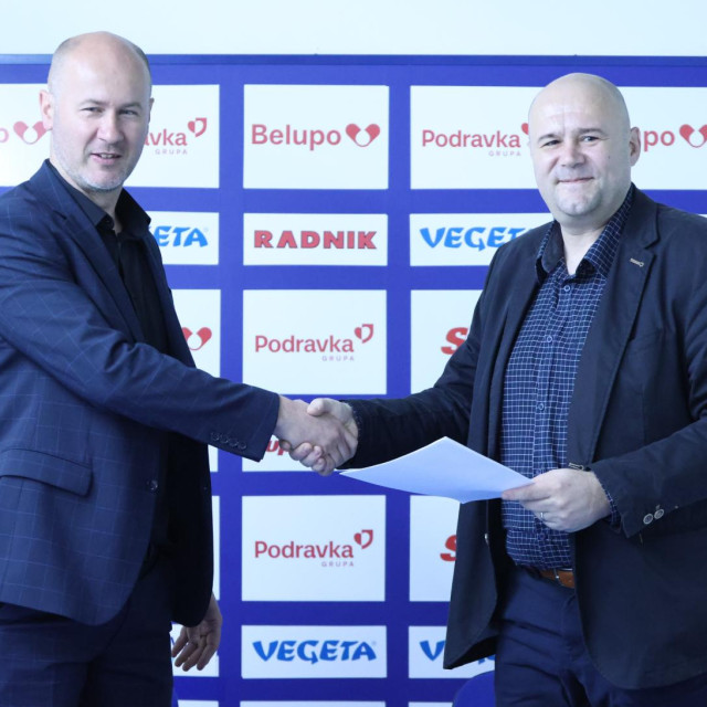 Direktor Slavena Belupa Vedran Bači i predsjednik Koprivnice Tomislav Zalar