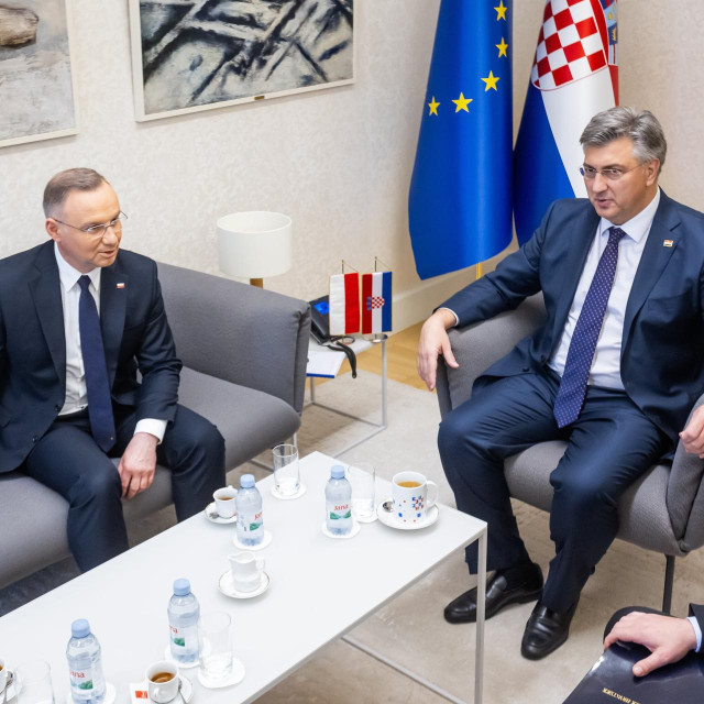Andrzej Duda i Andrej Plenković
