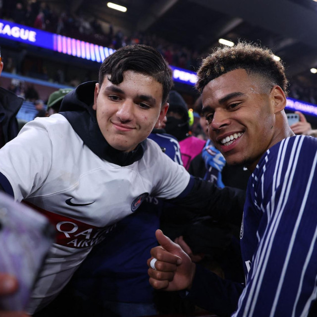 Slavlje igrača PSG-a nakon prolaza u polufinale