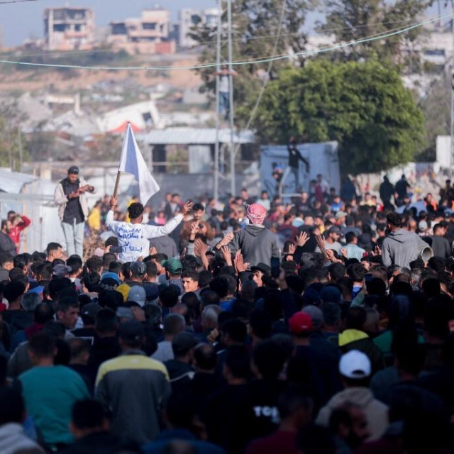 Na fotografiji: Prosvjed u gradu Bet Lahia održan 26. ožujka 2025.