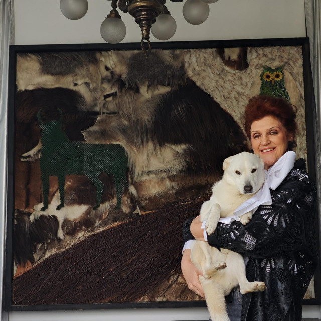 Dubravka Šeparović Mušović s psom Vigom