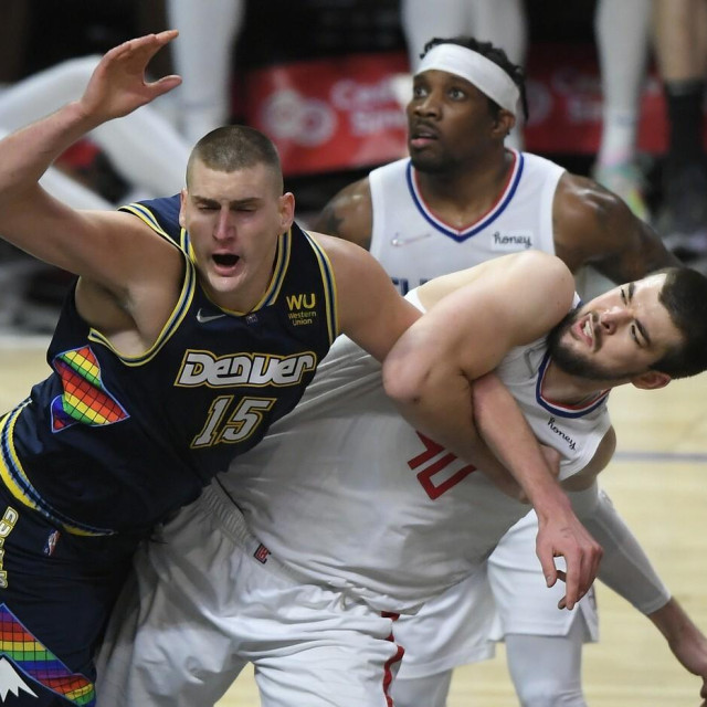 Nikola Jokić i Ivica Zubac