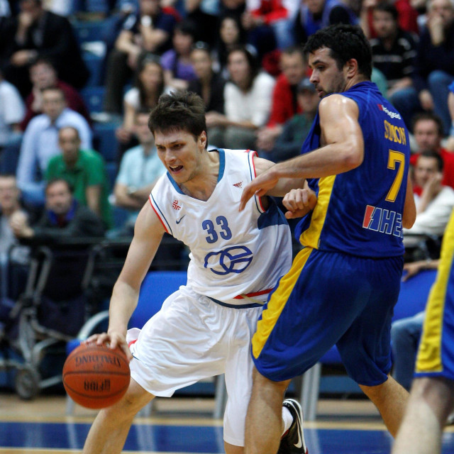 Marko Tomas i Krunoslav Simon 2010. u utakmici Cibone i Zagreba