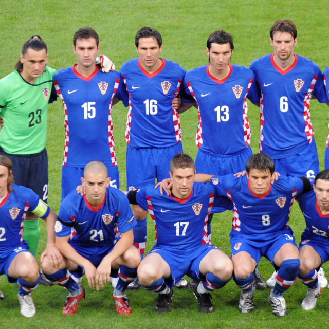 Hrvatska reprezentacija 2008. Jerko Leko (16) i Nikola Pokrivač (13)