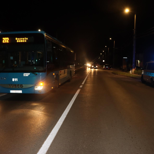 Sudar automobila i autobusa u Popovači