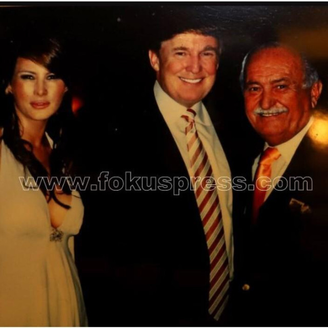 Melania i Donald Trump s Wolfgangom Zwienerom