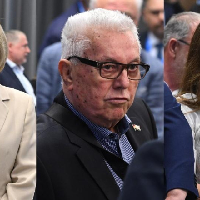 Nevenka Tuđman, Luka Bebić i Katarina Šušak Filipović