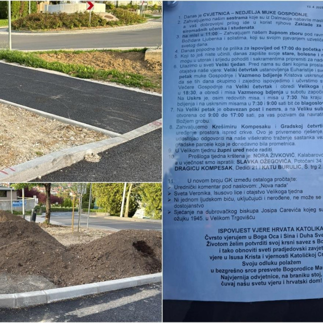 Radovi oko crkve na Šestinama