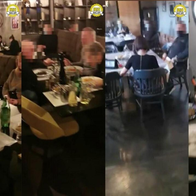 Racija u restoranu tijekom lockdowna 2021. godine