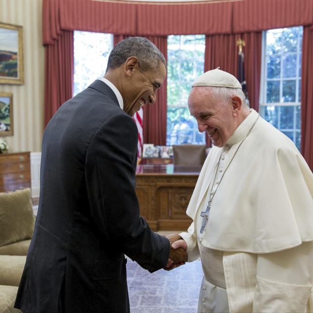 Barack Obama i papa Franjo