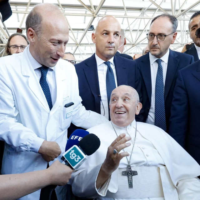 Sergio Alfieri i papa Franjo, 2023. godine