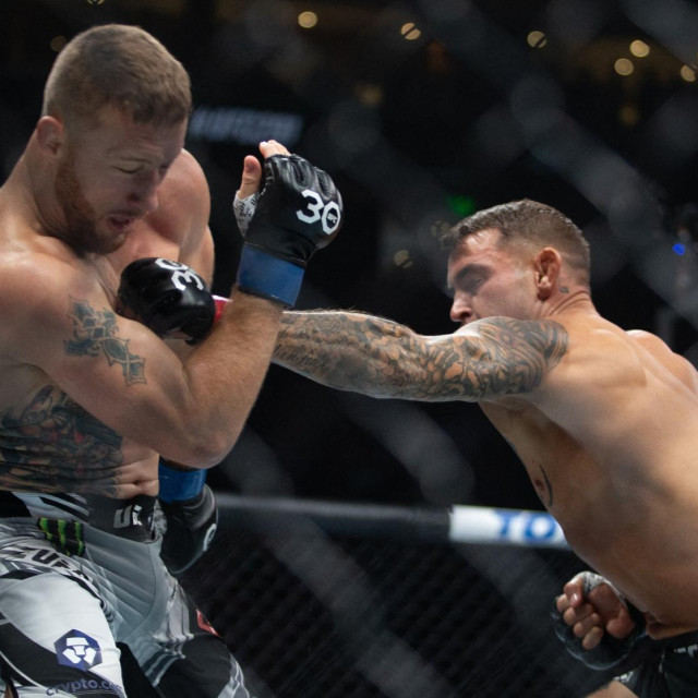 Justin Gaethje (lijevo) vs. Dustin Poirier (desno)