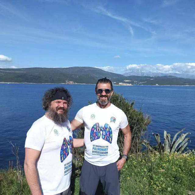 Tomislav Smrček Čonč i umirovljeni američki marinac Charles Stephens Rooster