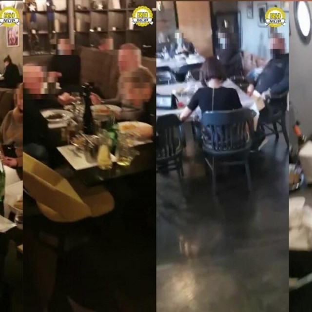 Racija u restoranu tijekom lockdowna 2021. godine
