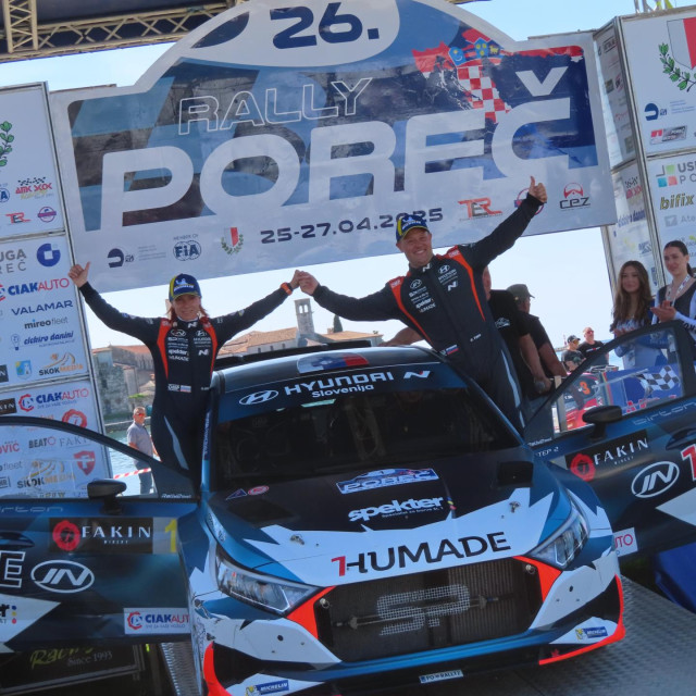 Pobjednička posada 26. Rally Poreč, Rok Turk - Blanka Kacin