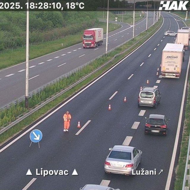 Nesreća na autocesti A3 kod Lužana