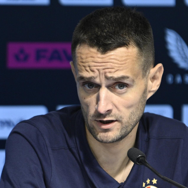 Sanjin Španović na konferencija za medije povodom utakmice Dinamo - Istra 1961 i početka nove HNL sezone prošle godine