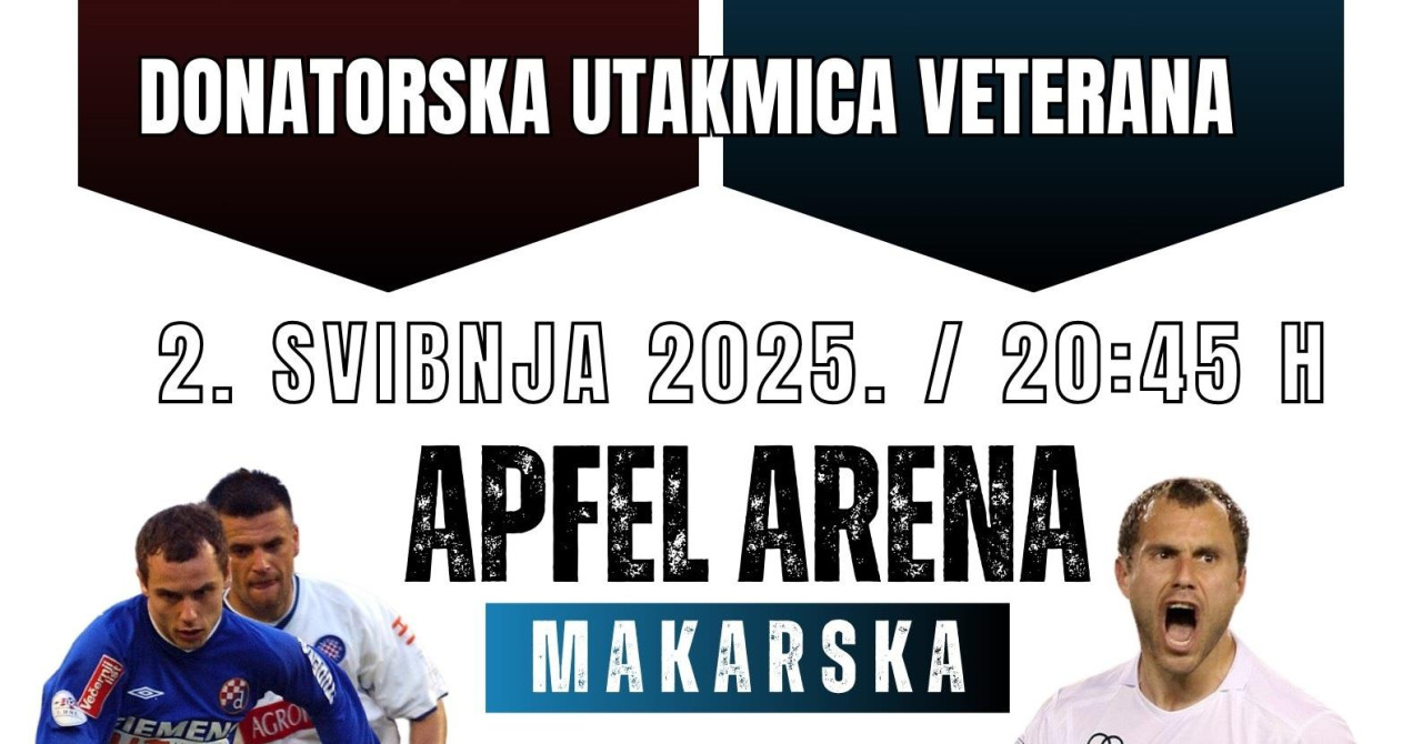 Sportske novosti - Veterani Hajduka i Dinama igraju donatorsku utakmicu u  Apfel Areni: Zajedno za Bartola