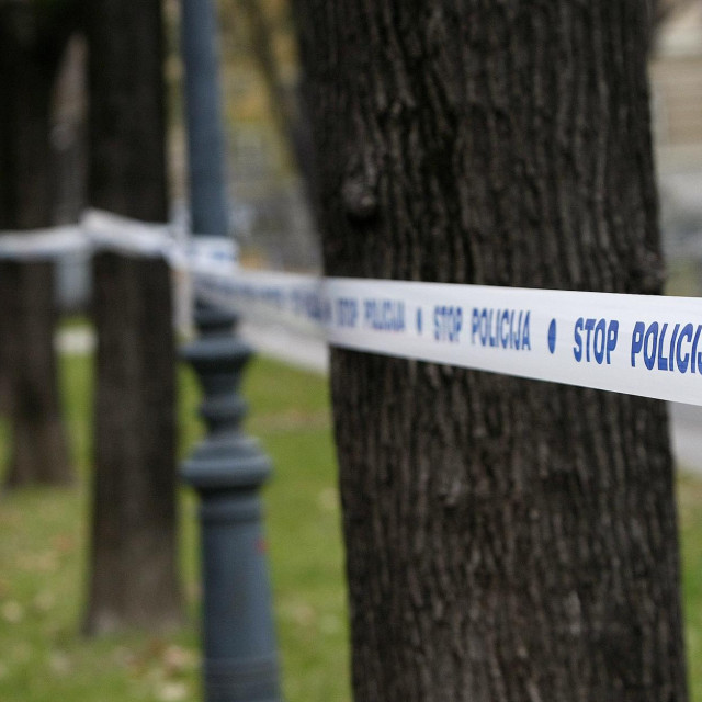 Ilustracija, policijska traka