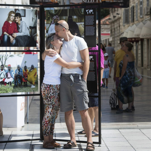 Anđela i Davor snimljeni u splitskoj Marmontovoj ulici