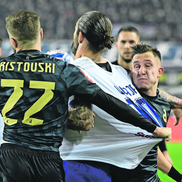 Hajduk - Dinamo: Stefan Ristovski i Marko Livaja