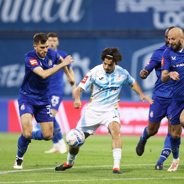 Dinamo - Rijeka: Bartol Franjić, Nais Djouahra i Josip Mišić