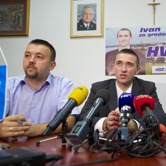 Marijan Pavliček (lijevo) i Ivan Penava (u sredini)