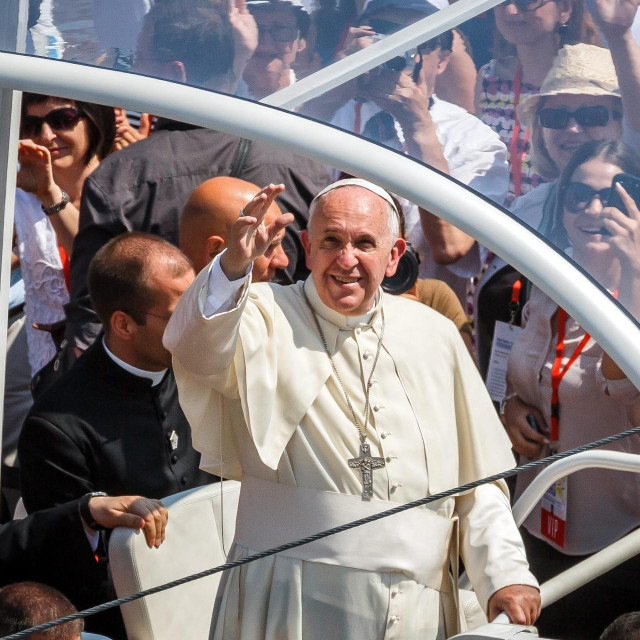 Papa Franjo tijekom posjeta Sarajevu