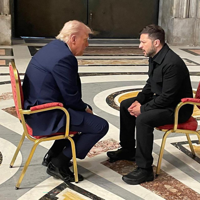 Susret Trumpa i Volodimira Zelenskog u Bazilici svetog Petra